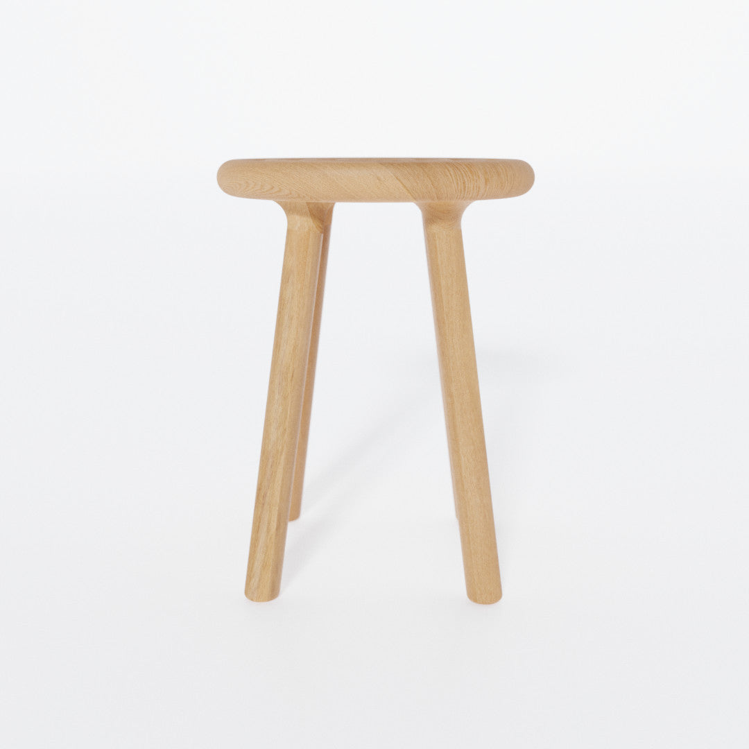 Ripple bar stool or side table OAK Detail